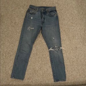 Levi 501 skinny jeans
